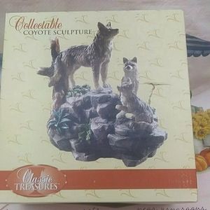 Collectable Coyote Sculpture